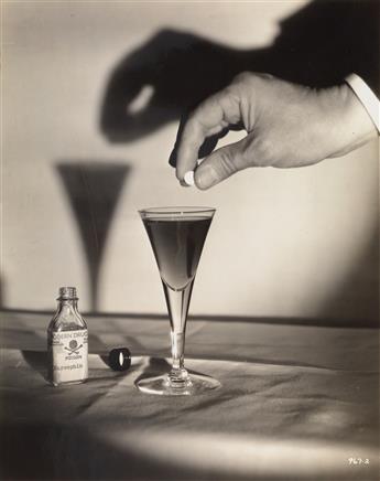 GEO-BLANC (active 1920s-40s) Laboratory scene with glass beakers.